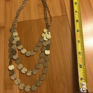 Gold sparkle necklace